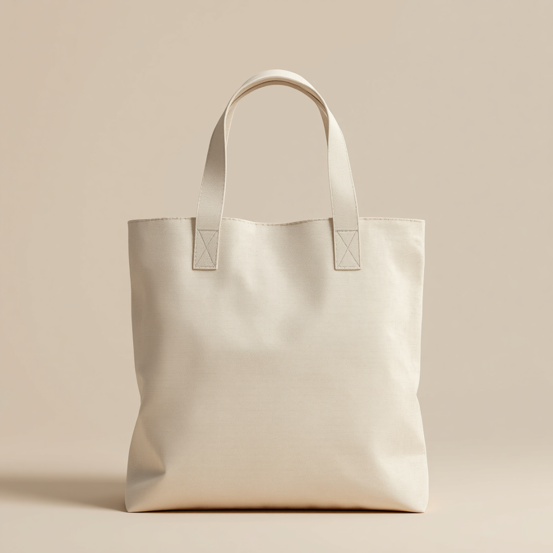 Classic Canvas Tote Bag Everyday Reusable Shoulder Shopper