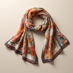 Women's Floral Print Lightweight Fashion Scarf