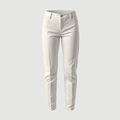 Women's Slim Fit Stretch Chino Pants Mid-Rise Everyday Casual Trousers